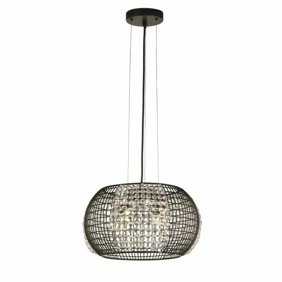 Searchlight Pendant Lamp Cage 4xG9x33W, 9094-4BK Searchlight Pendant Lamp Cage 4xG9x33W, 9094-4BK