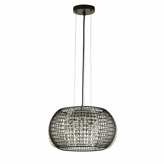 Searchlight Pendant Lamp Cage 4xG9x33W, 9094-4BK Searchlight Pendant Lamp Cage 4xG9x33W, 9094-4BK