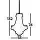 Searchlight Pendant Lamp Versailles 9xE14x60W, 9112-52CC Searchlight Pendant Lamp Versailles 9xE14x60W, 9112-52CC