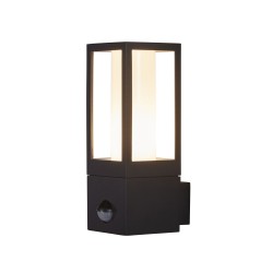 Searchlight outdoor wall light Avenue, 1x10WxGU10, 91251-1BK-PIR