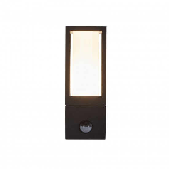 Searchlight outdoor wall light Avenue, 1x10WxGU10, 91251-1BK-PIR