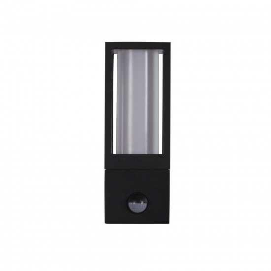 Searchlight outdoor wall light Avenue, 1x10WxGU10, 91251-1BK-PIR