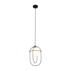 Searchlight Pendant Lamp Axis 1xE27x60W, 9131BK