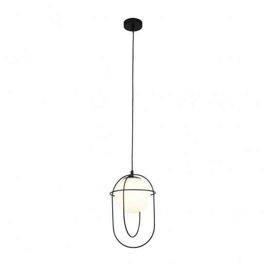 Searchlight Pendant Lamp Axis 1xE27x60W, 9131BK