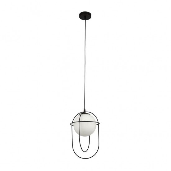 Searchlight Pendant Lamp Axis 1xE27x60W, 9131BK