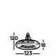 Searchlight piekaramā lampa Vesuvius 24xE14x60W, 9190CC Searchlight piekaramā lampa Vesuvius 24xE14x60W, 9190CC