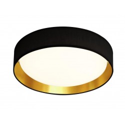 Searchlight ceiling lamp Gianna LED 9371-50BGO, 25W, 3000K, 1632lm, black and gold, 9371-50BGO