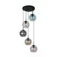 Searchlight Pendelleuchte Mardi Gras 5xE27x60W, 94005-5BK