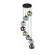 Searchlight Pendelleuchte Mardi Gras 8xE27x60W, 94008-8BK