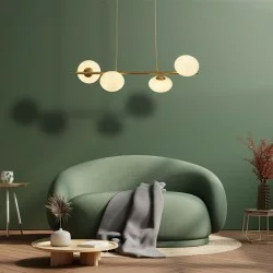 Searchlight Pendant Lamp Pebble 4xG9x33W, 94041-4GO