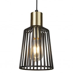 Searchlight Pendant Lamp Bird Cage 1xE27x60W, 9413BK