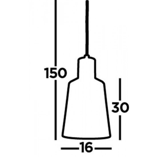 Searchlight Pendelleuchte Bird Cage 1xE27x60W, 9413BK