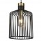 Searchlight Pendant Lamp Bird Cage 1xE27x60W, 9413BK