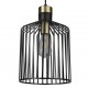 Searchlight Pendant Lamp Bird Cage 1xE27x60W, 9413BK