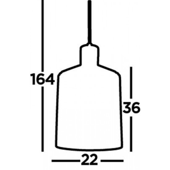 Searchlight piekaramā lampa Bird Cage 1xE27x60W, 9413BK