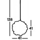 Searchlight Pendant Lamp Scribble 6x1.5WxG4, 9432