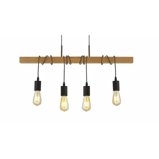 Searchlight Pendant Lamp Woody 4xE27x60W, 95041-4BR Searchlight Pendant Lamp Woody 4xE27x60W, 95041-4BR