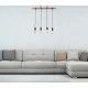 Searchlight Pendant Lamp Woody 4xE27x60W, 95041-4BR Searchlight Pendant Lamp Woody 4xE27x60W, 95041-4BR