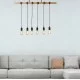 Searchlight Pendant Lamp Woody 6xE27x60W, 95041-6BR Searchlight Pendant Lamp Woody 6xE27x60W, 95041-6BR