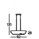 Searchlight Pendelleuchte Michelle, 5x60WxE27, 9635-5CC