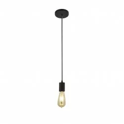 Searchlight Pendant Lamp Squiggle 1xE27x60W, 9661BK