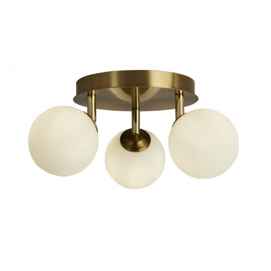 Searchlight CEILING LIGHT Crosby 3xG9x33W, 96913-3BK