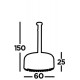 Searchlight piekaramā lampa Clarissa 5xE14x60W, 9835-5CC