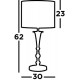 Searchlight table lamp Oscar, 1xE27x60W, EU1011AB