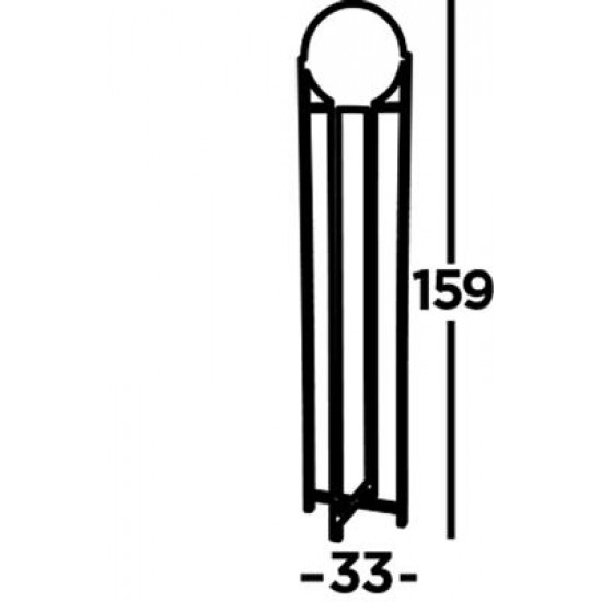 Searchlight floor lamp Amsterdam 1x60WxE27, EU1030-1SM