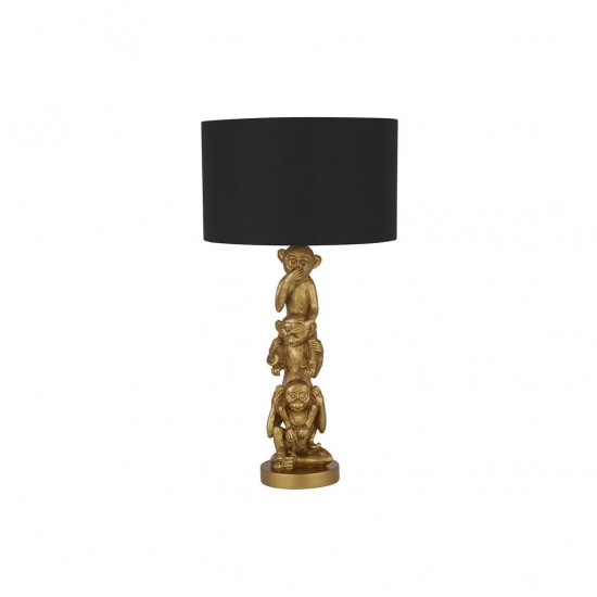 Searchlight table lamp 3 Wise Monkey, 1xE27x10W, EU1030GO