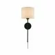 Searchlight Настенный светильник Munich 1xE27x60W, EU12081-1BK Searchlight Настенный светильник Munich 1xE27x60W, EU12081-1BK