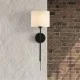Searchlight Настенный светильник Munich 1xE27x60W, EU12081-1BK Searchlight Настенный светильник Munich 1xE27x60W, EU12081-1BK