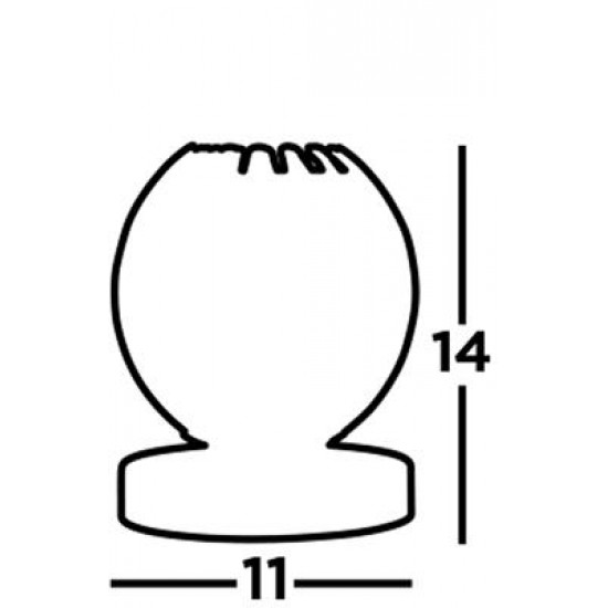 Searchlight настольная лампа Claw, 1xG9x33W, EU1811SM