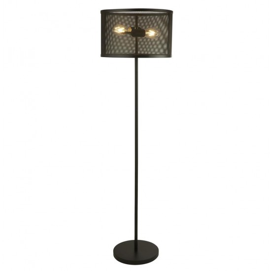 Searchlight floor lamp Fishnet 2x60WxE27, EU2832-2BK