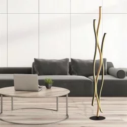 Searchlight floor lamp Bloom, LED, 32W, EU32102-1BK