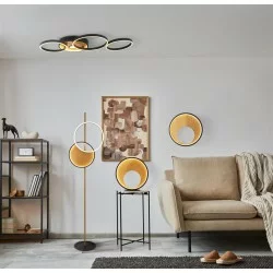 Searchlight table lamp Curio, LED, EU36301-1BK
