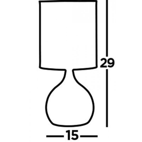 Searchlight table lamp Touch, 1xE14x40W, EU3923SS