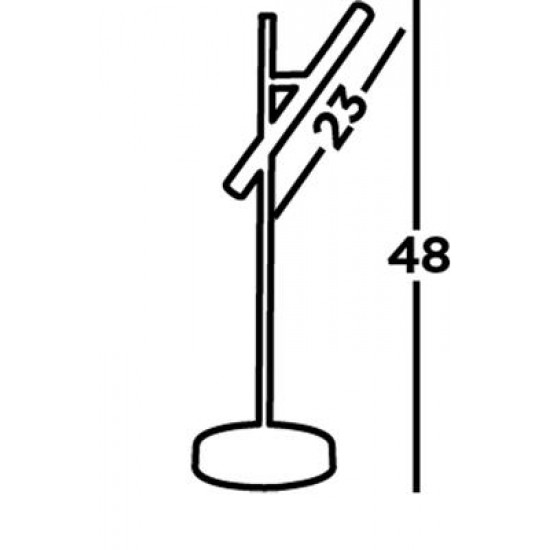 Searchlight table lamp Tubes, LED, EU4867SN