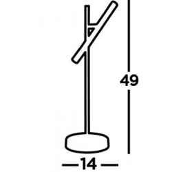 Searchlight table lamp Tubes, LED, EU4867SN