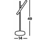 Searchlight table lamp Tubes, LED, EU4867SN