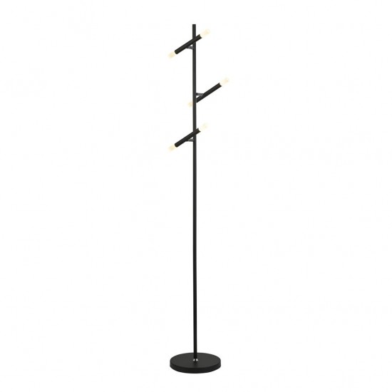 Searchlight floor lamp Wands, LED, 14.02W, EU4869BK