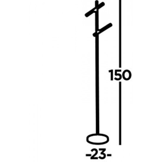 Searchlight floor lamp Tubes, LED, 14.02W, EU4869SN