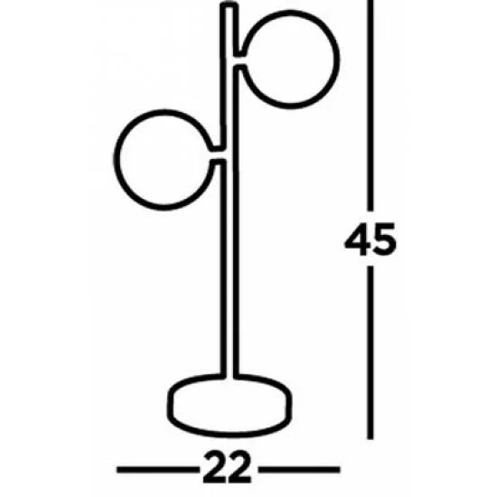 Searchlight настольная лампа Marbles, LED, EU5087CC