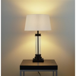 Searchlight table lamp Pedestal, 1xE27x60W, EU5141BK