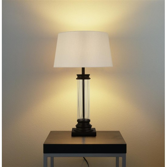 Searchlight table lamp Pedestal, 1xE27x60W, EU5141BK