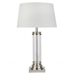 Searchlight table lamp Pedestal, 1xE27x60W, EU5141SS