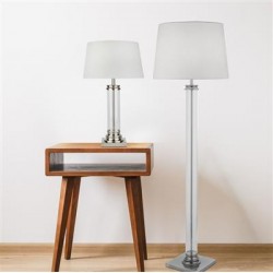 Searchlight table lamp Pedestal, 1xE27x60W, EU5141SS