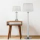 Searchlight настольная лампа Pedestal, 1xE27x60W, EU5141SS