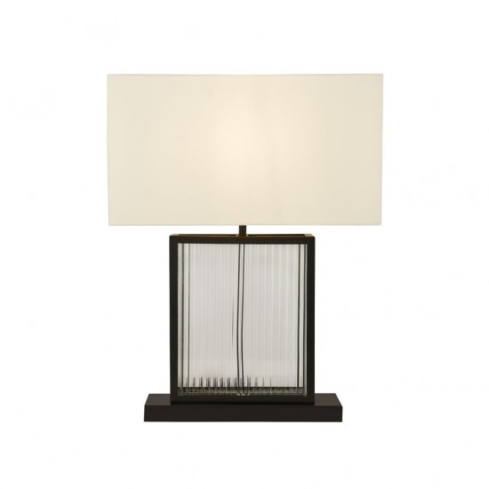 Searchlight table lamp Clarendon, 1xE27x60W, EU54210BK