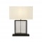 Searchlight table lamp Clarendon, 1xE27x60W, EU54210BK